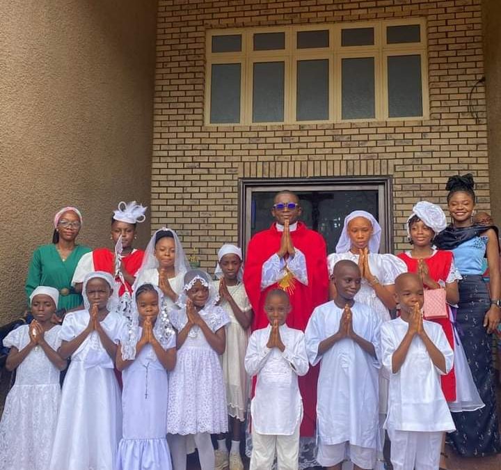 PENTECOST SUNDAY FIRST HOLY COMMUNION CANDIDATES